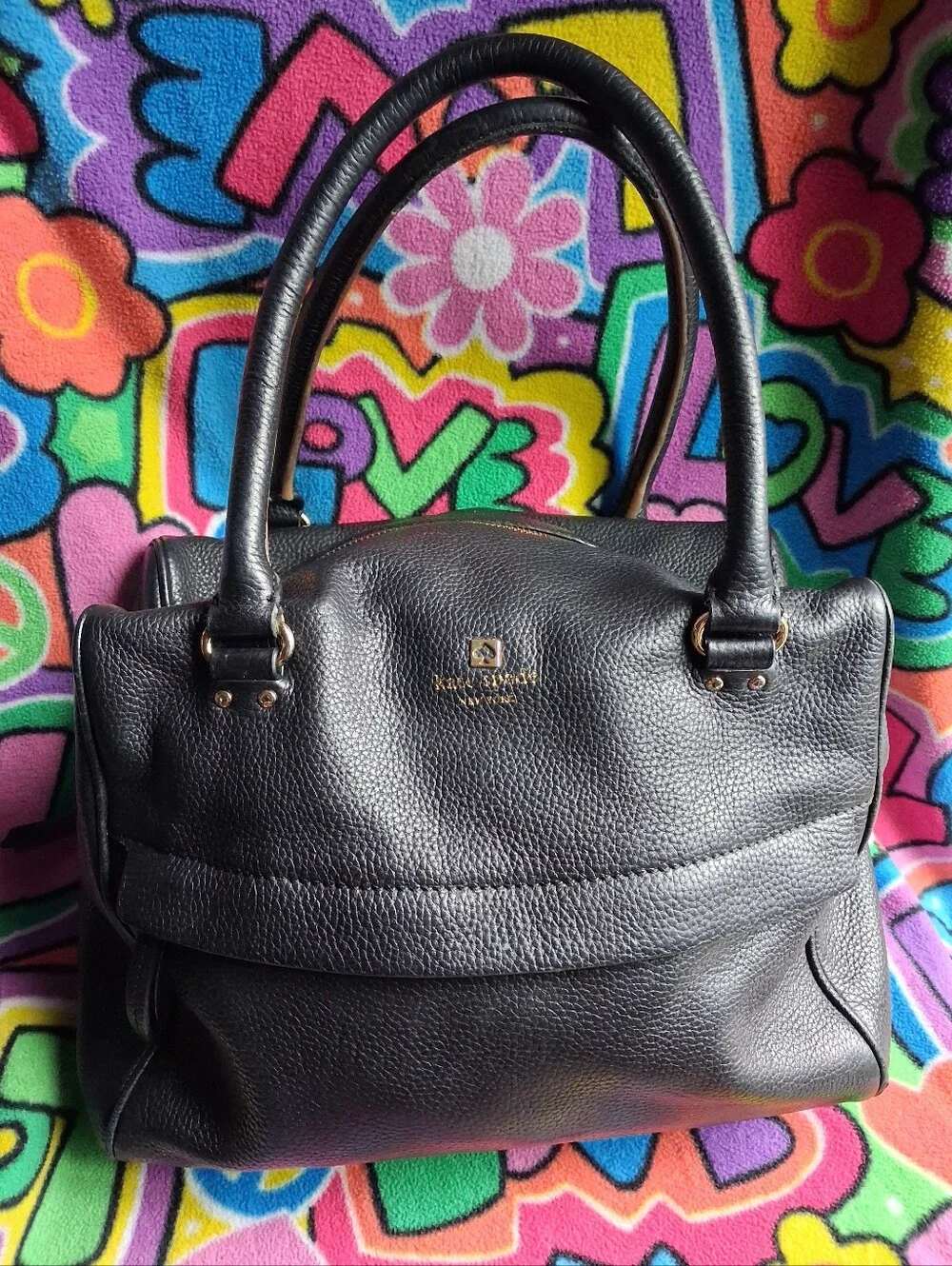Kate Spade York Grant Park Pebbled Leather Satchel